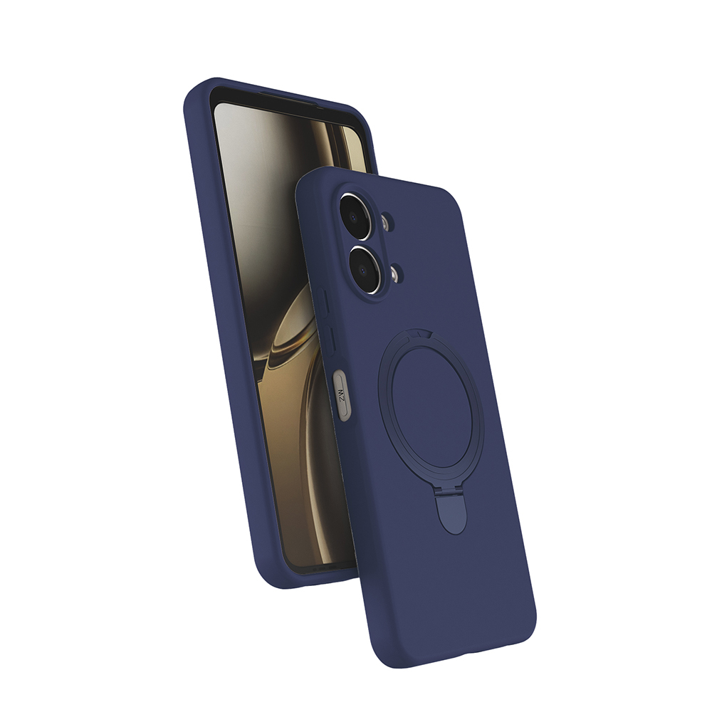 Oppo A6 Pro Uyumlu Kılıf M-safe Şarj Özellikli Standlı Zore Samara Kapak
