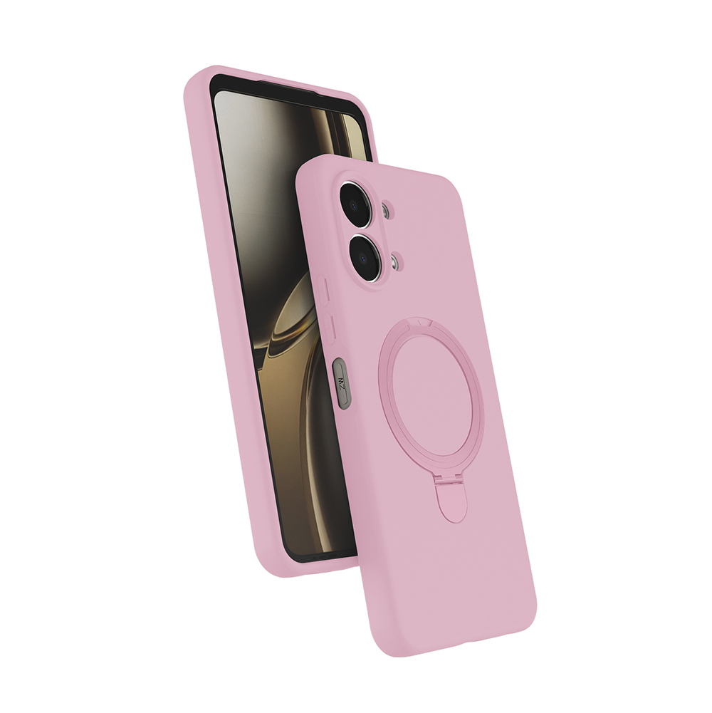 Oppo A6 Pro Uyumlu Kılıf M-safe Şarj Özellikli Standlı Zore Samara Kapak