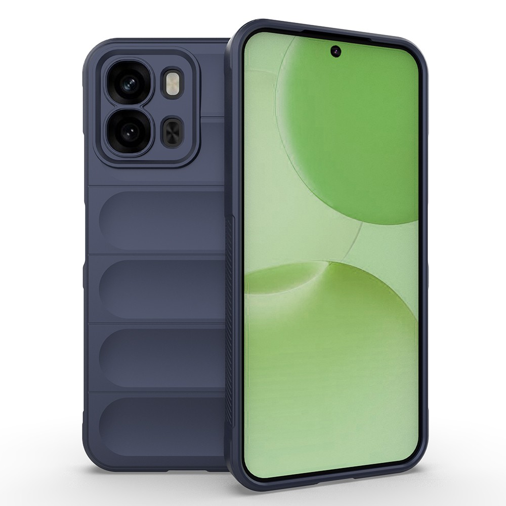 Oppo A6T Uyumlu Kılıf Esnek TPU Oyuklu Arka Yüzey Tasarımlı Zore Etnik Silikon Kapak