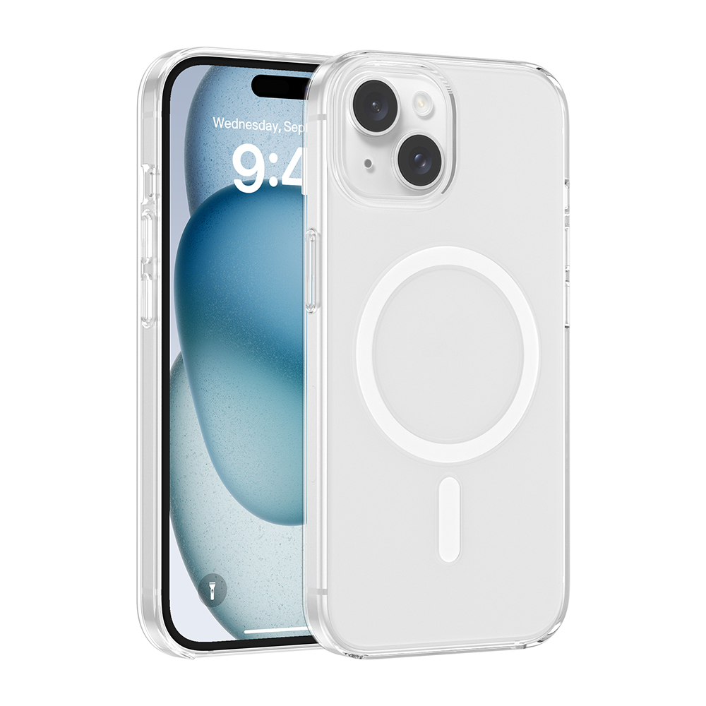 Apple iPhone 14 Uyumlu Kılıf IC Çipli Zore Wireless Şarj Özellikli Şeffaf Orjin Kapak
