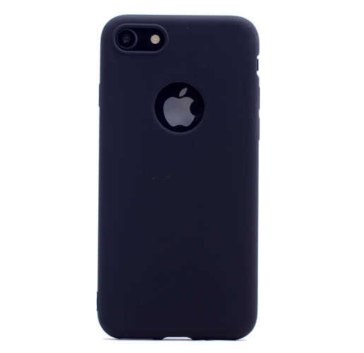 [RNZ-TA1224] Apple iPhone 8 Plus Uyumlu Kılıf Zore Premier Silikon Kapak (Siyah)