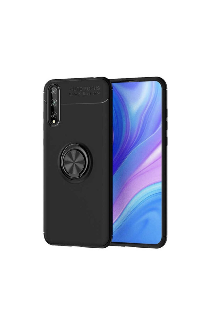 [RNZ-TA40400] Huawei P Smart S (Y8P) Uyumlu Kılıf Zore Ravel Silikon Kapak (Siyah)