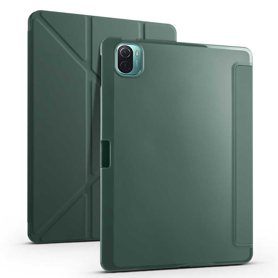 Xiaomi Mi Pad 5 Uyumlu Kılıf Zore Tri Folding Kalem Bölmeli Standlı Kılıf
