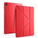 Samsung Galaxy Tab A11 Plus Uyumlu Kılıf Zore Tri Folding Kalem Bölmeli Standlı Kılıf