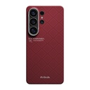 Samsung Galaxy S26 Ultra Uyumlu Kılıf M-safe Şarj Özellikli Aramid Fiber Pitaka Harvard University Serisi Kapak