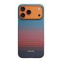 Apple iPhone 17 Pro Max Uyumlu Kılıf M-safe Şarj Özellikli Aramid Fiber Pitaka Sunset 2.0 California Dream Serisi Kapak