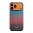 Apple iPhone 17 Pro Max Uyumlu Kılıf M-safe Şarj Özellikli Aramid Fiber Pitaka Sunset 2.0 California Dream Serisi Kapak