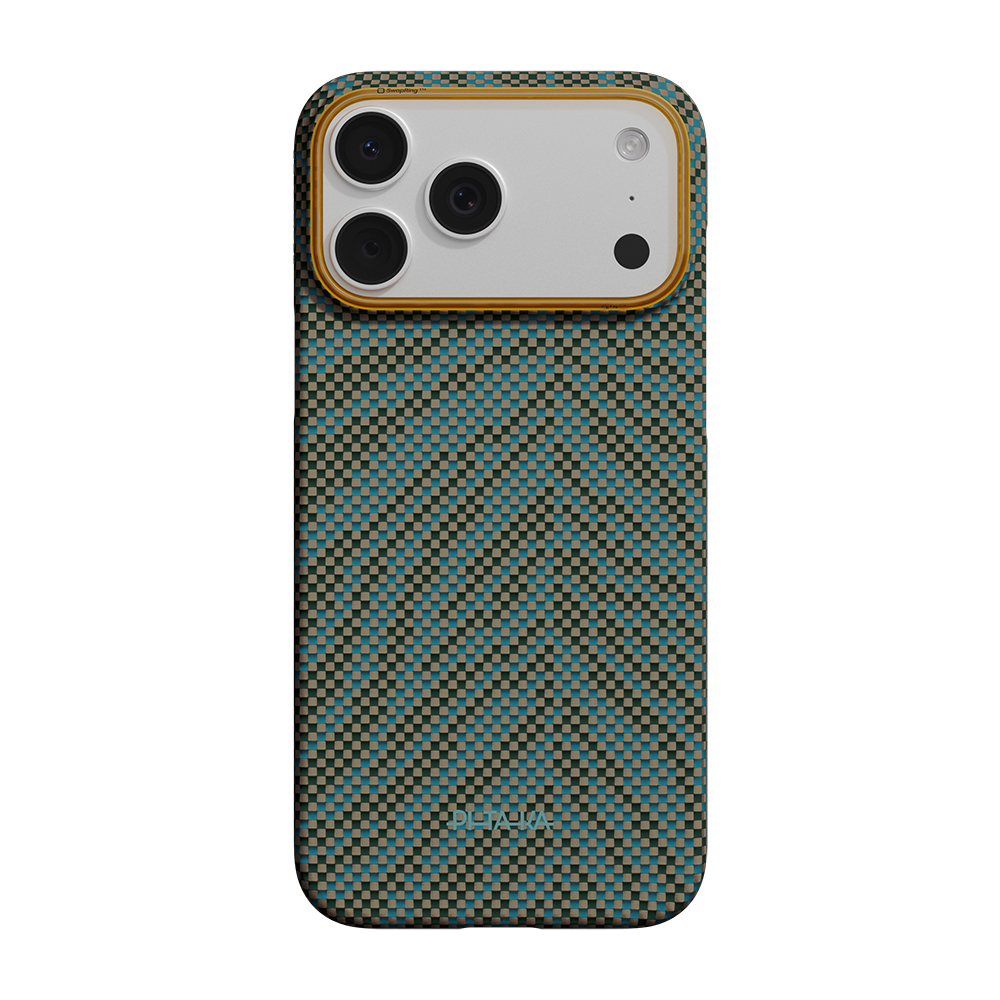 Apple iPhone 17 Pro Uyumlu Kılıf M-safe Şarj Özellikli Aramid Fiber Pitaka Breath of Veins Serisi Kapak