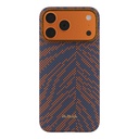 Apple iPhone 17 Pro Max Uyumlu Kılıf M-safe Şarj Özellikli Aramid Fiber Pitaka Breath of Veins Serisi Kapak