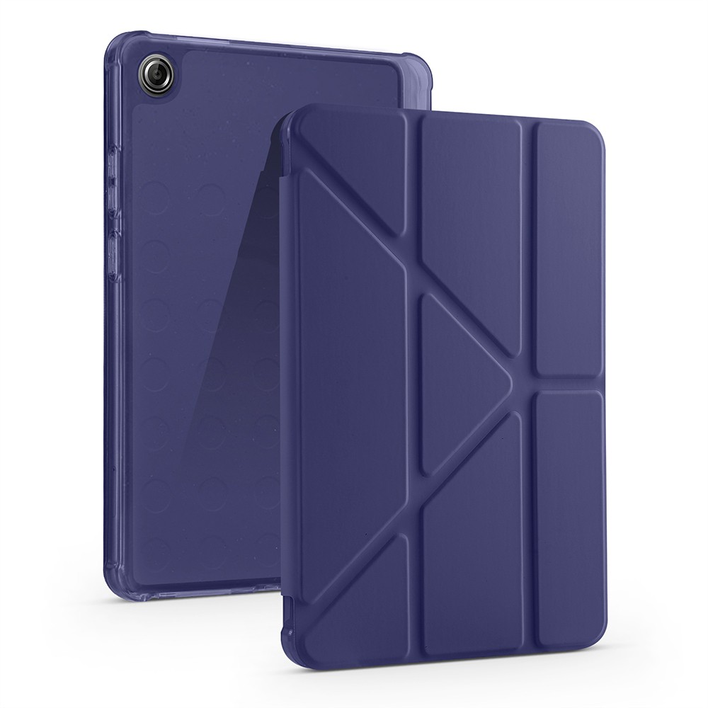 Lenovo Tab One 8.7 TB-305FU Uyumlu Kılıf Zore Tri Folding Kalem Bölmeli Standlı Kılıf