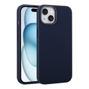 Apple iPhone 15 Uyumlu Kılıf M-Safe Şarj Özellikli Kumaş Tasarımlı Zore Miami Sert PC Kapak
