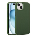 Apple iPhone 15 Uyumlu Kılıf M-Safe Şarj Özellikli Kumaş Tasarımlı Zore Miami Sert PC Kapak