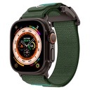 Apple Watch 7 45mm Uyumlu Zore KRD-154 Naylon Kumaş Hasır Örgülü Kordon