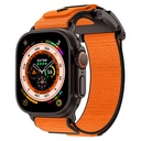 Apple Watch 7 45mm Uyumlu Zore KRD-154 Naylon Kumaş Hasır Örgülü Kordon