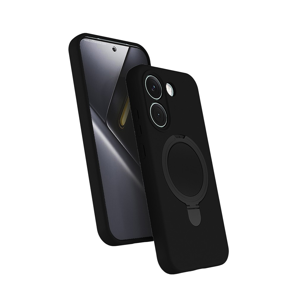 Xiaomi Poco X8 Pro Uyumlu Kılıf M-safe Şarj Özellikli Standlı Zore Samara Kapak