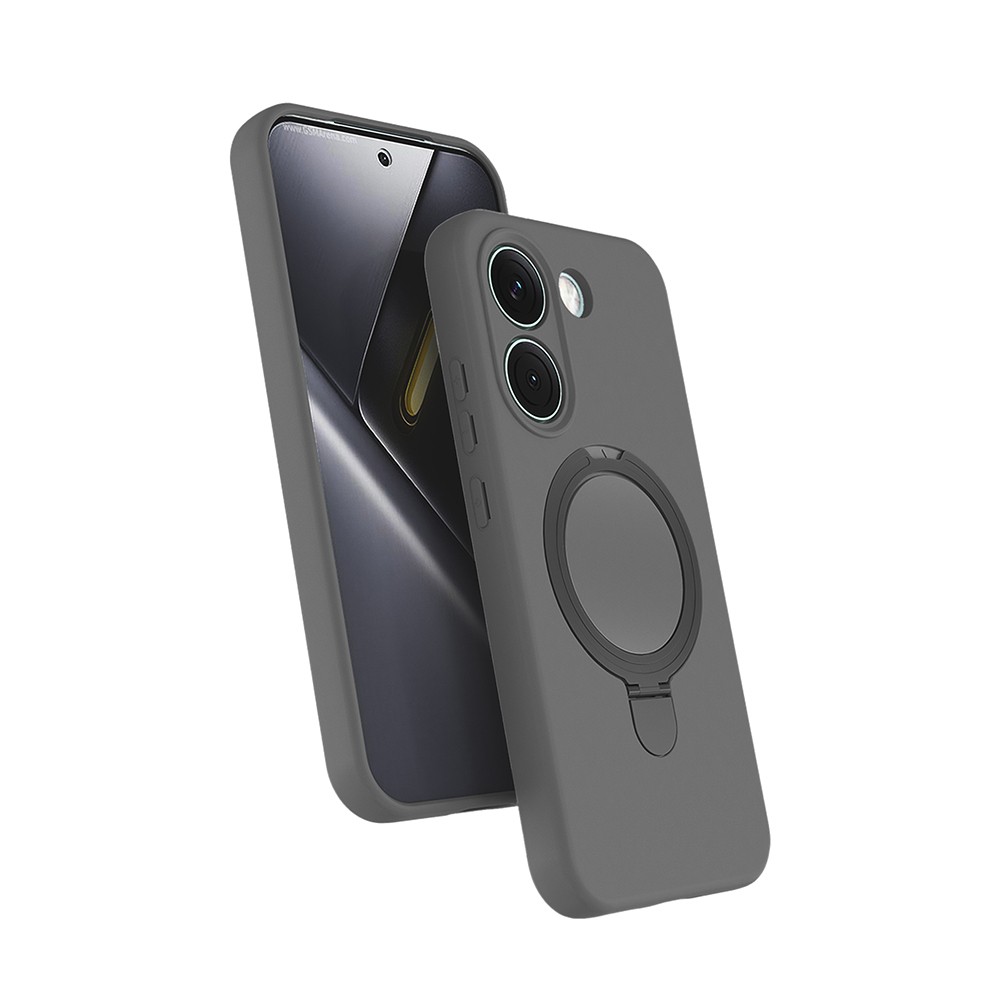 Xiaomi Poco X8 Pro Uyumlu Kılıf M-safe Şarj Özellikli Standlı Zore Samara Kapak