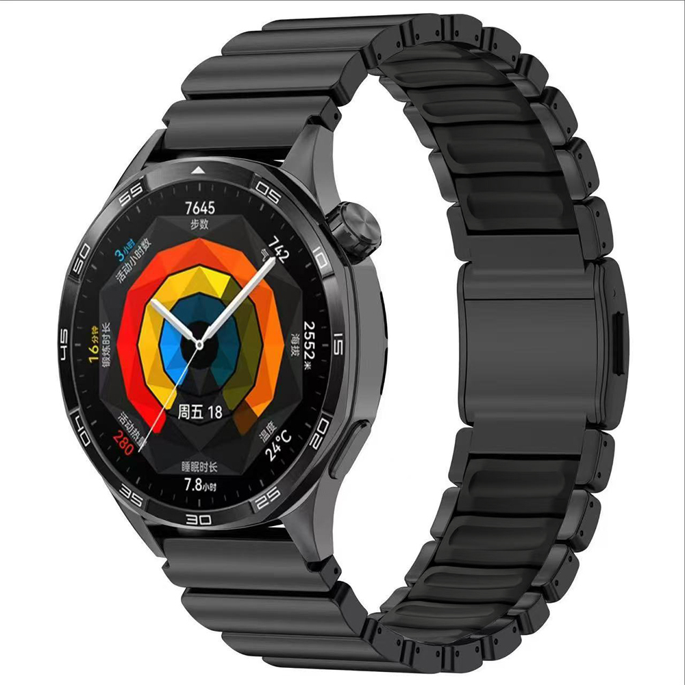 Huawei Watch GT 4 Uyumlu 46mm Zore KRD-151 22mm Metal Silikon Kordon