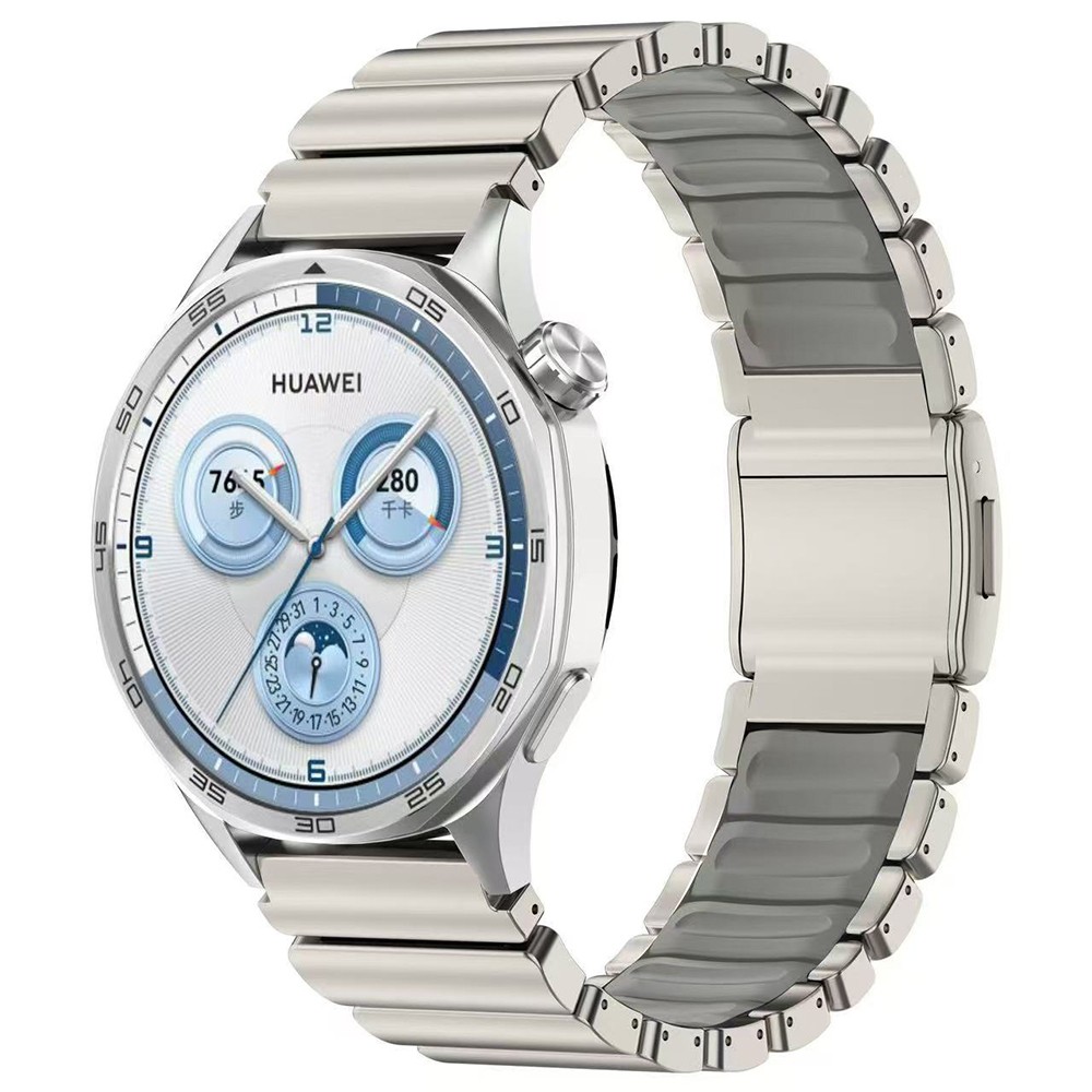 Huawei Watch GT 4 46mm Uyumlu Zore KRD-151 22mm Metal Silikon Kordon
