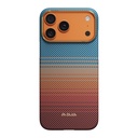 Apple iPhone 17 Pro Uyumlu Kılıf M-safe Şarj Özellikli Aramid Fiber Pitaka Sunset 2.0 California Dream Serisi Kapak