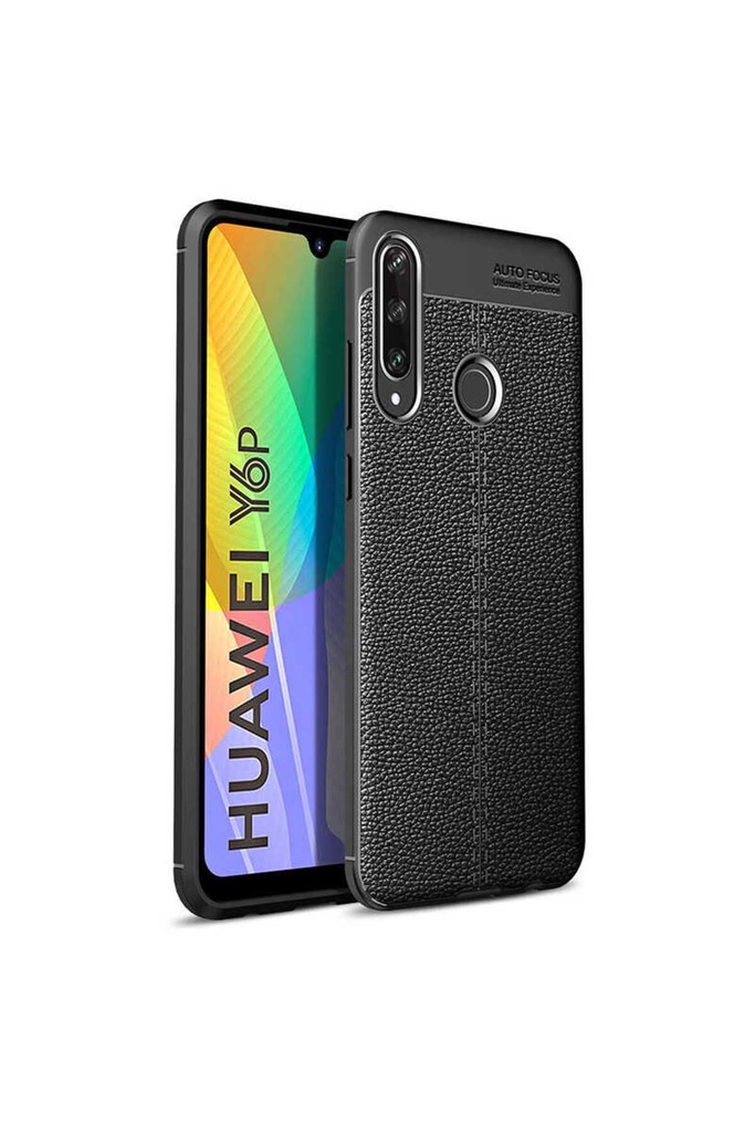 [RNZ-TA40381] Huawei Y6P Uyumlu Kılıf Zore Niss Silikon Kapak (Siyah)