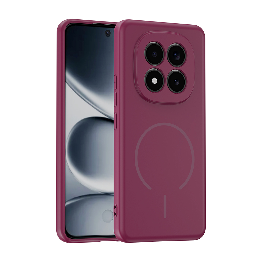 Xiaomi Redmi Note 15 Pro Plus Uyumlu Kılıf M-safe Şarj Özellikli Zore Meta Kapak