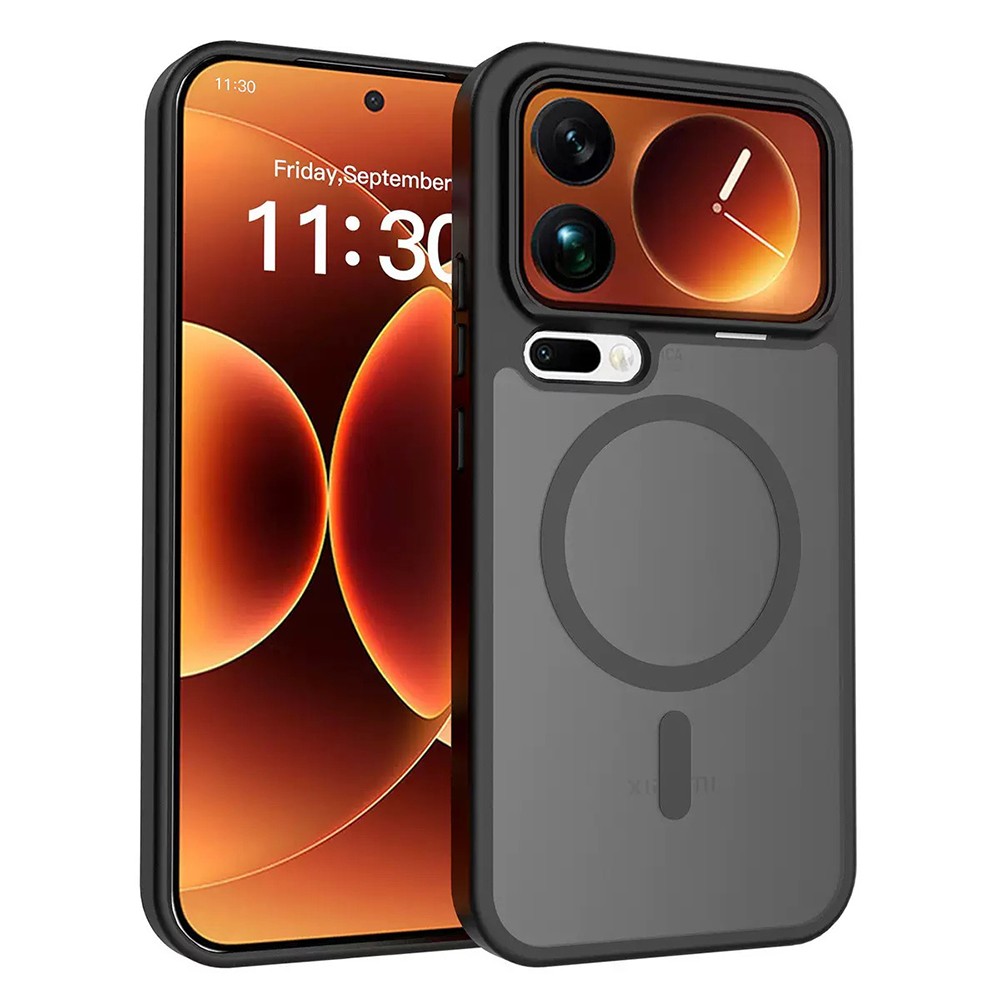 [RNZ-TA133362] Xiaomi 17 Pro Uyumlu Kılıf M-Safe Şarj Özellikli Kamera Korumalı Zore Lunex Kapak