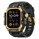 Apple Watch Ultra 49mm Uyumlu Mohseven iWatch Punk Fortress Serisi Kasa Koruyuculu Silikon Kordon