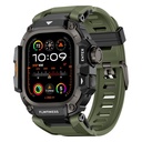 Apple Watch Ultra 49mm Uyumlu Mohseven iWatch Punk Fortress Serisi Kasa Koruyuculu Silikon Kordon