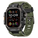 Apple Watch Ultra 49mm Uyumlu Mohseven iWatch Punk Fortress Serisi Kasa Koruyuculu Silikon Kordon