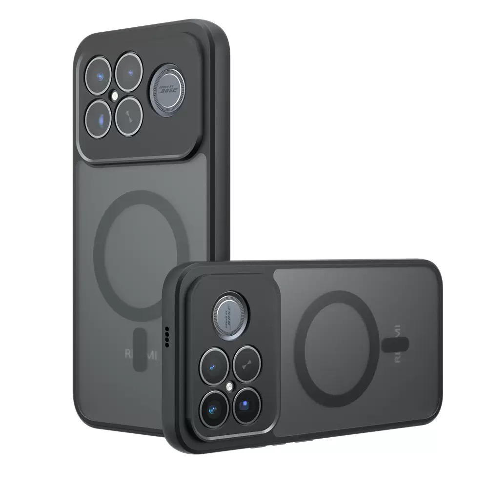 Xiaomi Poco F8 Ultra Uyumlu Kılıf M-Safe Şarj Özellikli Kamera Korumalı Zore Lunex Kapak