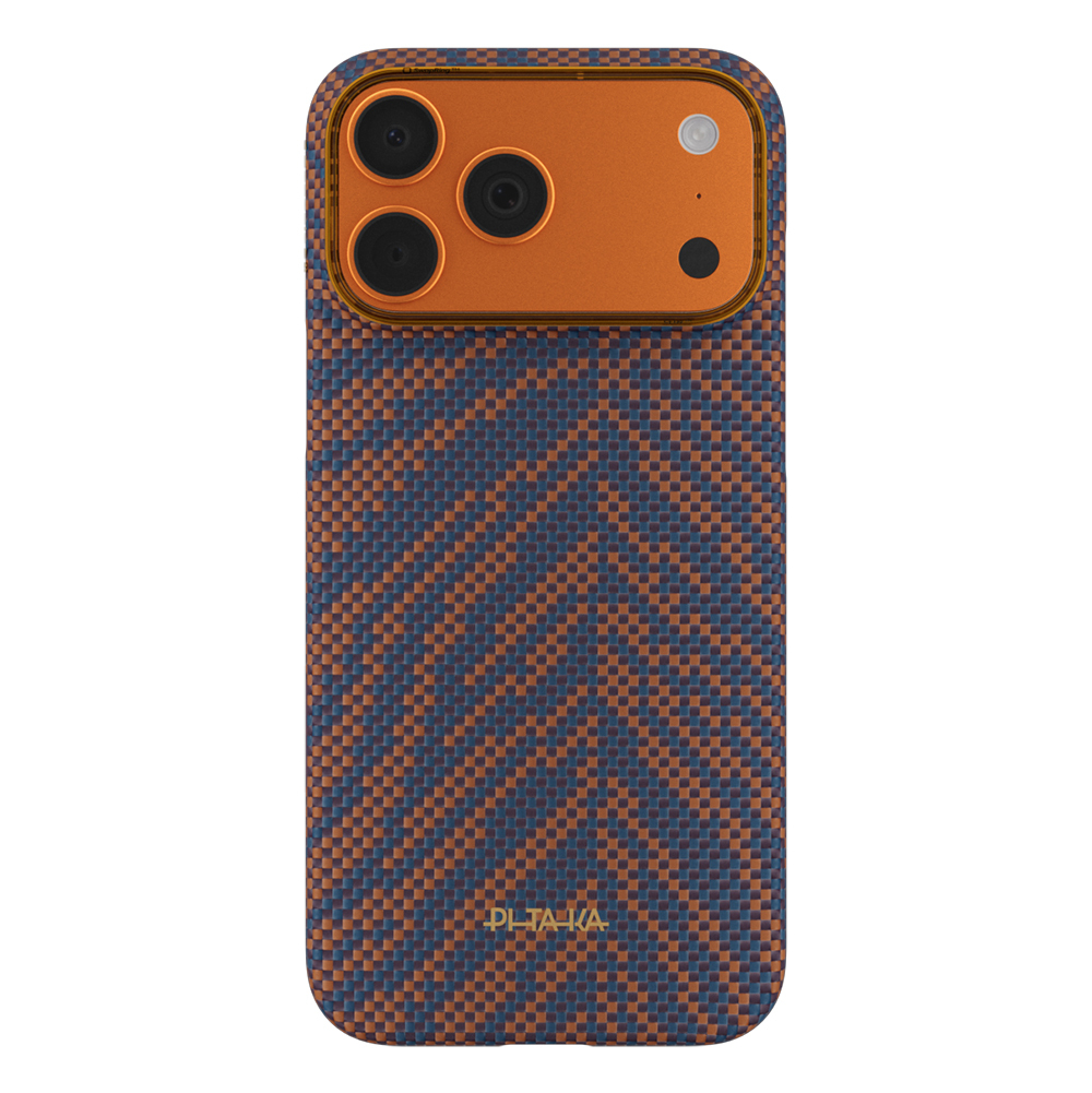 Apple iPhone 17 Pro Uyumlu Kılıf M-safe Şarj Özellikli Aramid Fiber Pitaka Breath of Veins Serisi Kapak