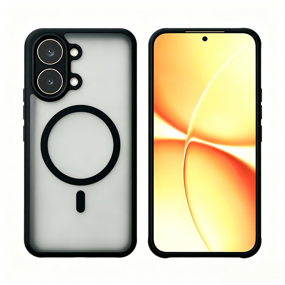 [RNZ-TA133361] Xiaomi Poco X8 Pro Max Kılıf M-Safe Şarj Özellikli Kamera Korumalı Zore Lunex Kapak