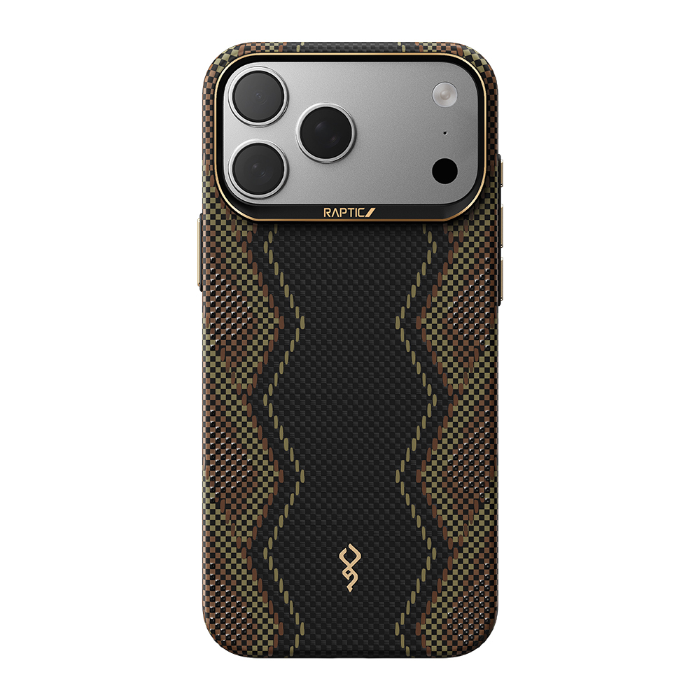 Apple iPhone 17 Pro Uyumlu Kılıf M-safe Şarj Özellikli Raptic Aramid Skin Scepter Serisi Kapak