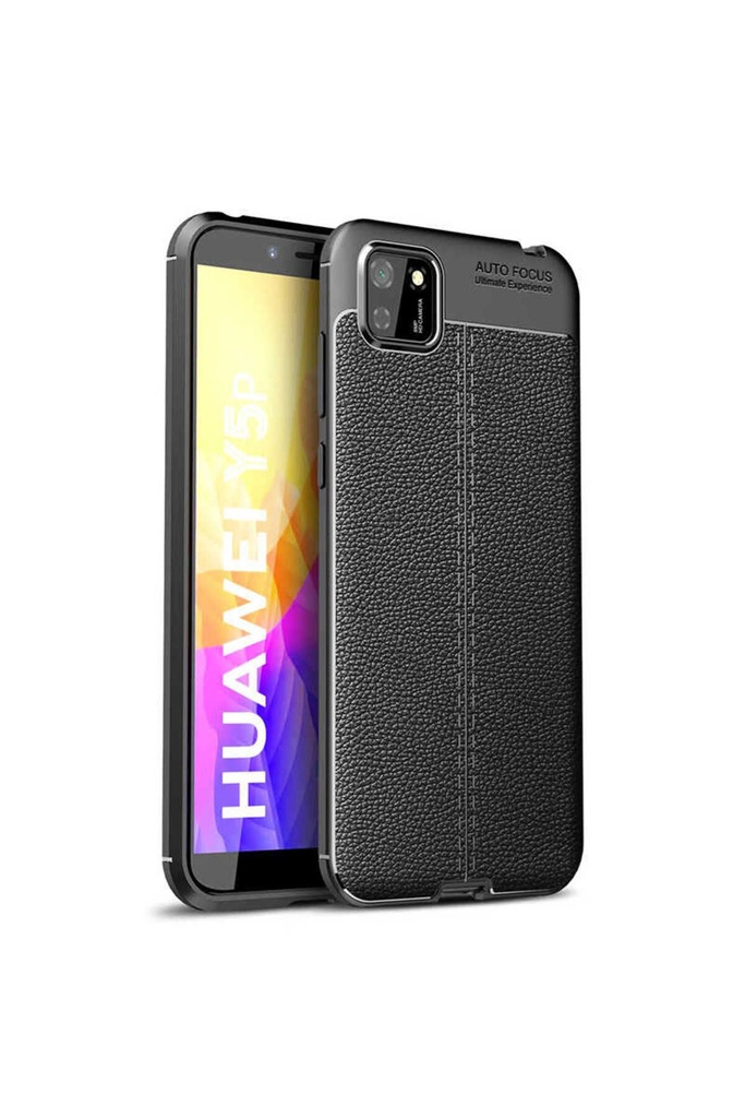 [RNZ-TA40378] Huawei Y5P Uyumlu Kılıf Zore Niss Silikon Kapak (Siyah)