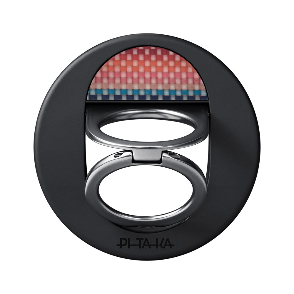 [RNZ-TA133490] Pitaka Aramid Fiber California Dream Serisi MagEZ Grip 3 Sunset 2.0 Magnetik Ring Stand Telefon Tutucu