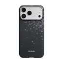 Apple iPhone 17 Pro Uyumlu Kılıf M-safe Şarj Özellikli Aramid Fiber Pitaka Sakura Hours Serisi Kapak