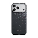 Apple iPhone 17 Pro Uyumlu Kılıf M-safe Şarj Özellikli Aramid Fiber Pitaka Sakura Hours Serisi Kapak