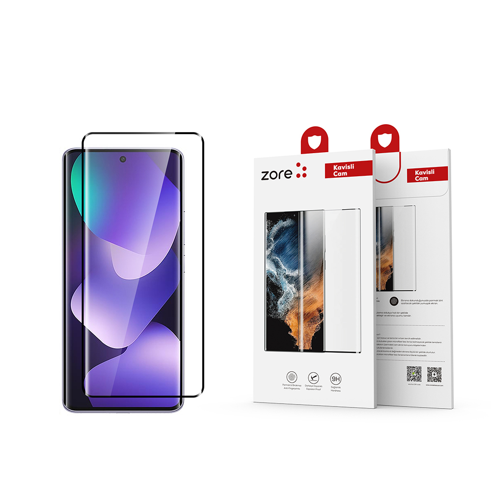 Xiaomi Redmi Note 15 4G Uyumlu Zore Full Yapışkanlı Cam Ekran Koruyucu