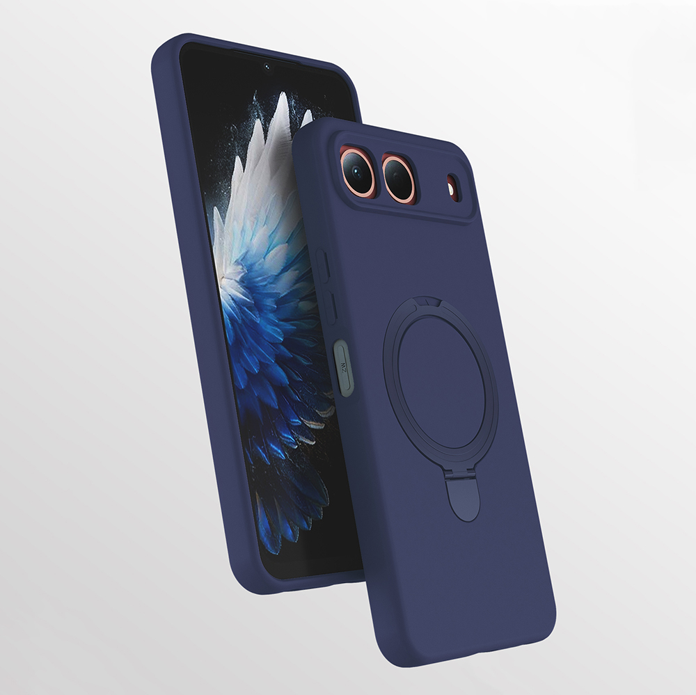 Tecno Spark 40 5G Kılıf M-safe Şarj Özellikli Standlı Zore Samara Kapak