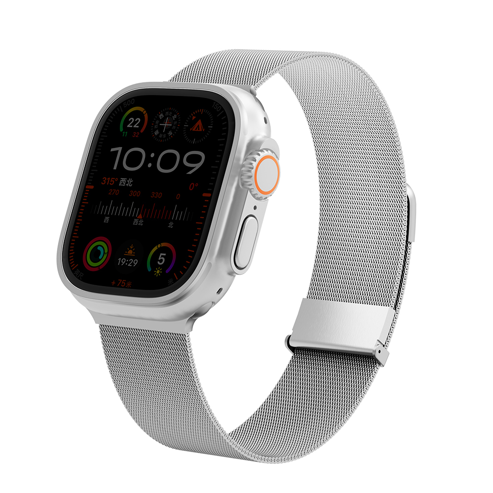 Apple Watch 42mm Uyumlu Wiwu MagFlex Secure Serisi Metal Kordon