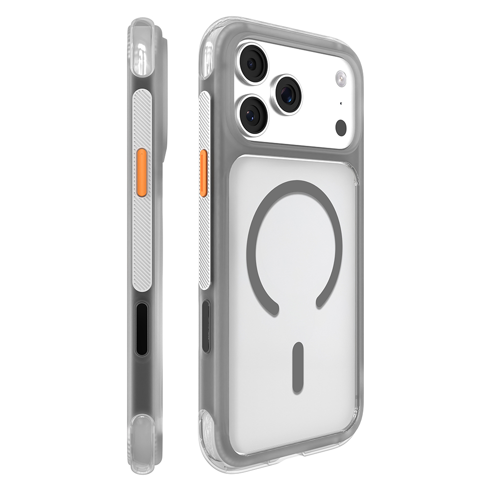 Apple iPhone 17 Pro Max Uyumlu Kılıf M-safe Şarj Özellikli Airbag Tasarımlı Mutural Air Shield Serisi Kapak