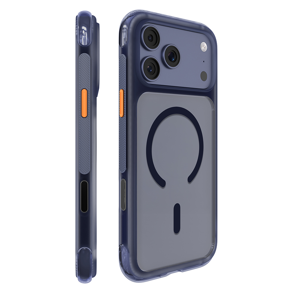 Apple iPhone 17 Pro Max Uyumlu Kılıf M-safe Şarj Özellikli Airbag Tasarımlı Mutural Air Shield Serisi Kapak
