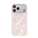 Apple iPhone 17 Pro Uyumlu Kılıf M-safe Şarj Özellikli Çiçek Tasarımlı Mutural Flower Serisi Kapak