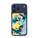 Apple iPhone 17 Pro Max Uyumlu Kılıf M-safe Şarj Özellikli 3D Baskılı Tasarım Mutural Graffiti Serisi Kapak