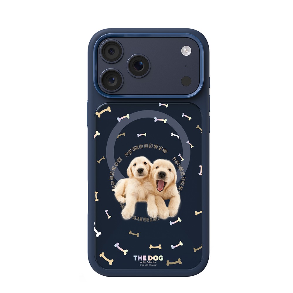 Apple iPhone 17 Pro Uyumlu Kılıf M-safe Şarj Özellikli 3D Baskılı Tasarım Mutural The Dog Serisi Kapak