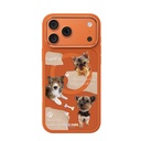 Apple iPhone 17 Pro Uyumlu Kılıf M-safe Şarj Özellikli 3D Baskılı Tasarım Mutural The Dog Serisi Kapak