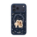 Apple iPhone 17 Pro Max Uyumlu Kılıf M-safe Şarj Özellikli 3D Baskılı Tasarım Mutural The Dog Serisi Kapak