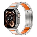 Apple Watch 42mm Uyumlu Zore KRD-155 Metal Silikon Kordon