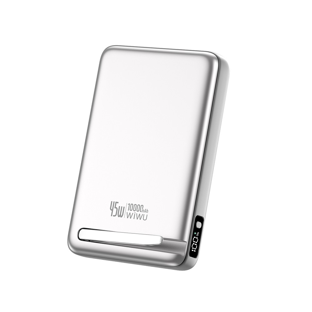 [RNZ-TA131923] Wiwu Wi-P090 Mag Pro Serisi Qi2 Şarj Teknolojili Standlı 45W Taşınabilir M-safe Wireless Powerbank 10.000mAh