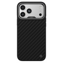 Apple iPhone 17 Pro Uyumlu Kılıf M-safe Şarj Özellikli O-Ring Kajsa Carbon Fiber Serisi Kapak